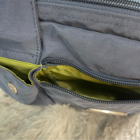 Baggallini Purple with Green Lining Crossbody/Belt Bag - Picture 4 of 11